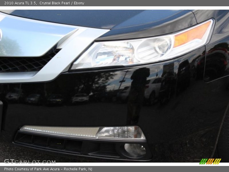 Crystal Black Pearl / Ebony 2010 Acura TL 3.5