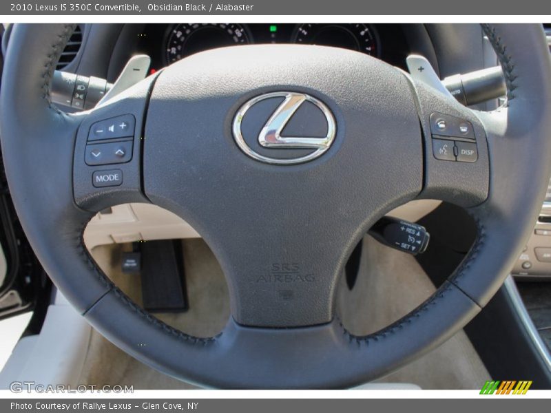 Obsidian Black / Alabaster 2010 Lexus IS 350C Convertible