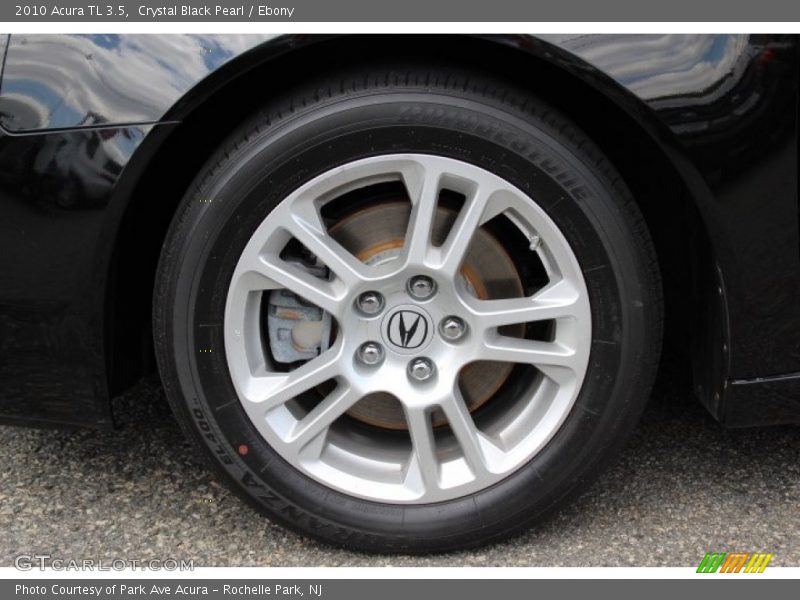Crystal Black Pearl / Ebony 2010 Acura TL 3.5