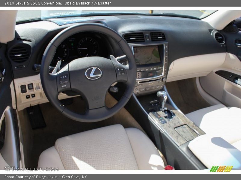 Obsidian Black / Alabaster 2010 Lexus IS 350C Convertible