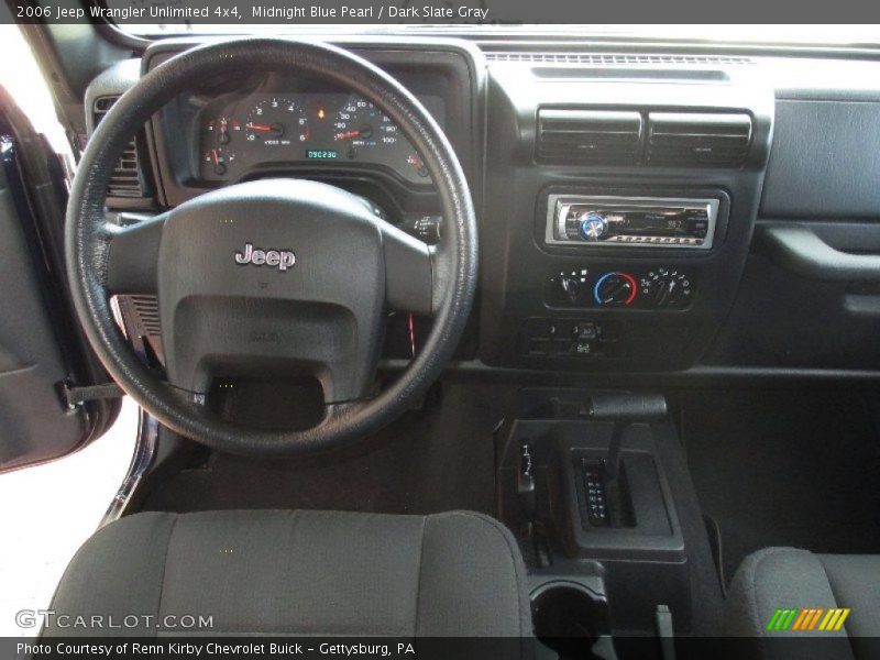 Midnight Blue Pearl / Dark Slate Gray 2006 Jeep Wrangler Unlimited 4x4