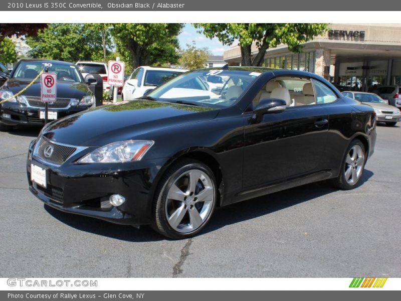 Obsidian Black / Alabaster 2010 Lexus IS 350C Convertible