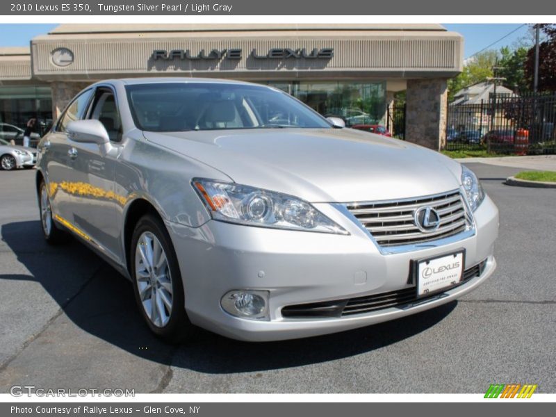 Tungsten Silver Pearl / Light Gray 2010 Lexus ES 350