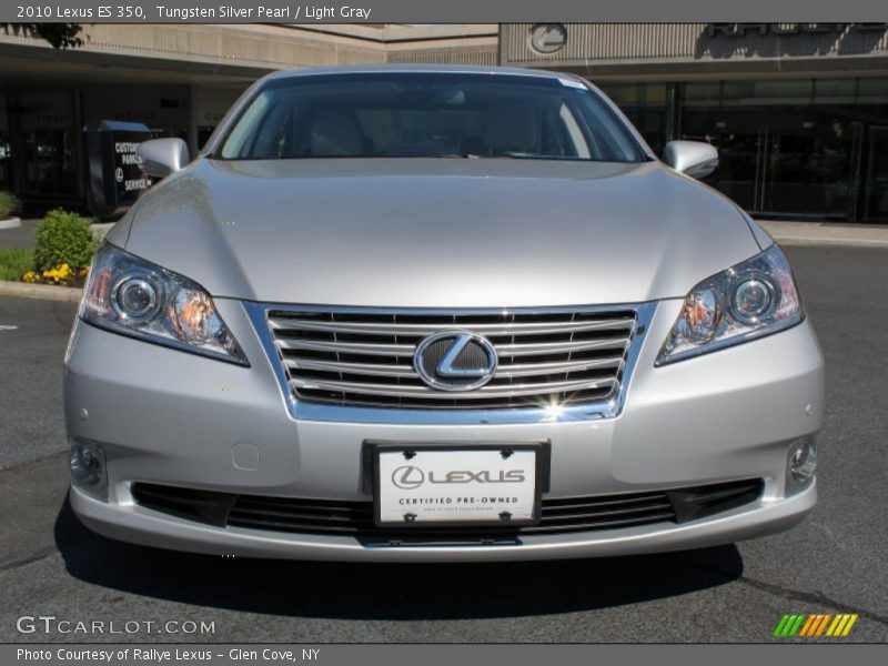 Tungsten Silver Pearl / Light Gray 2010 Lexus ES 350