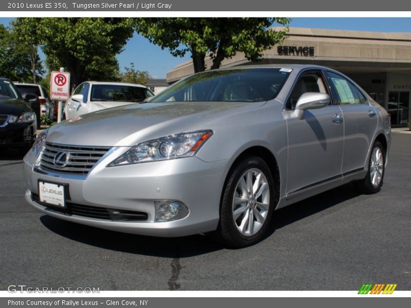 Tungsten Silver Pearl / Light Gray 2010 Lexus ES 350