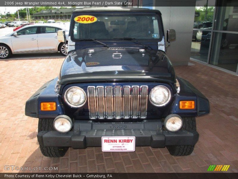 Midnight Blue Pearl / Dark Slate Gray 2006 Jeep Wrangler Unlimited 4x4