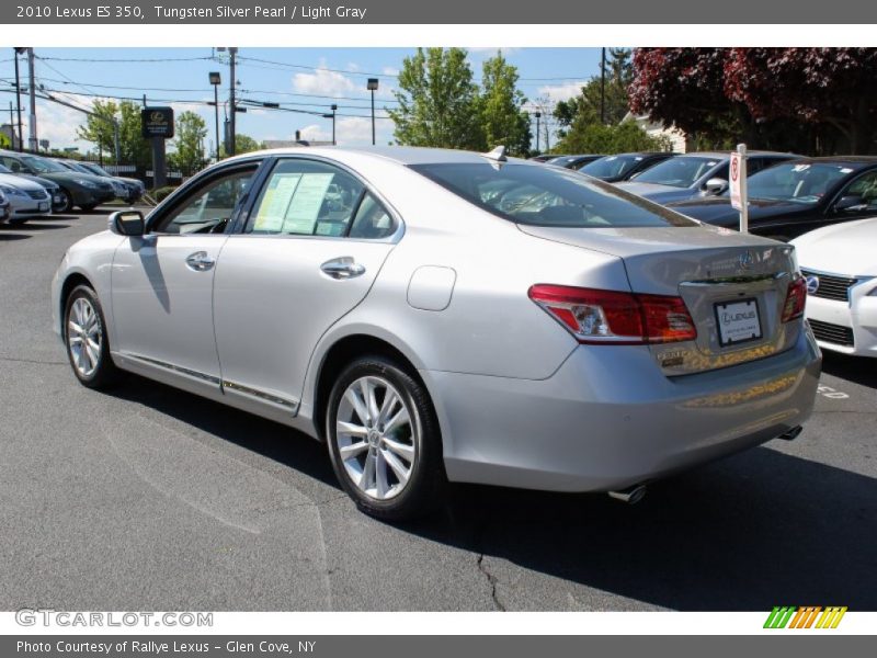 Tungsten Silver Pearl / Light Gray 2010 Lexus ES 350