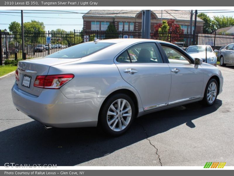 Tungsten Silver Pearl / Light Gray 2010 Lexus ES 350
