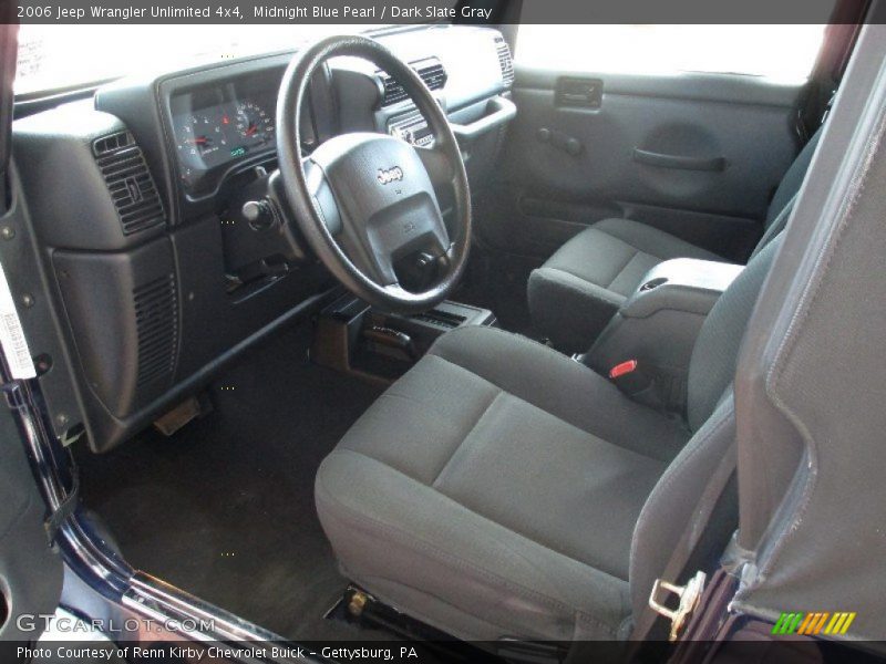 Midnight Blue Pearl / Dark Slate Gray 2006 Jeep Wrangler Unlimited 4x4