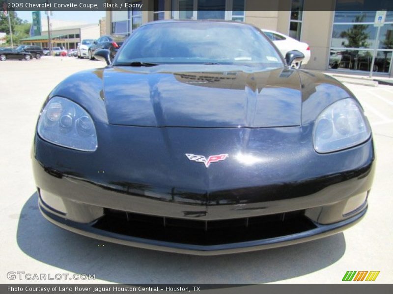 Black / Ebony 2008 Chevrolet Corvette Coupe