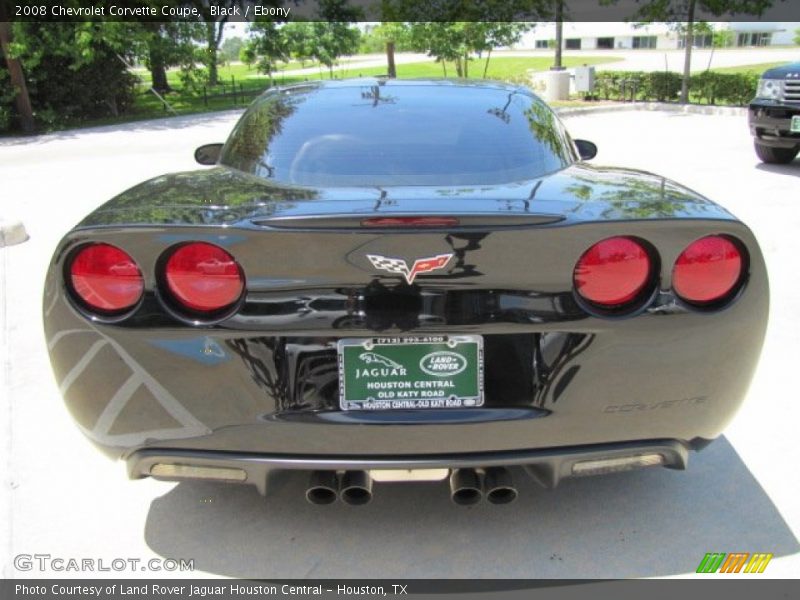 Black / Ebony 2008 Chevrolet Corvette Coupe