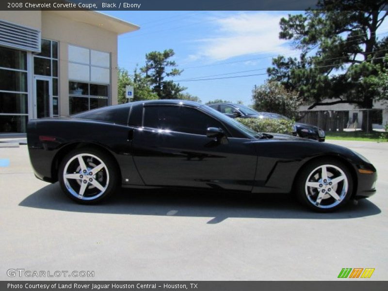 Black / Ebony 2008 Chevrolet Corvette Coupe