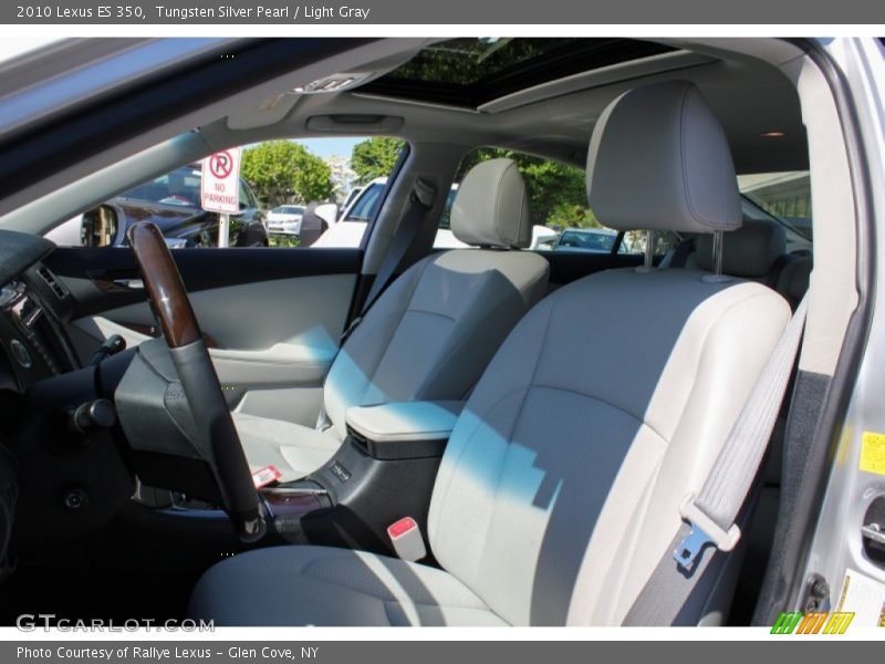 Tungsten Silver Pearl / Light Gray 2010 Lexus ES 350