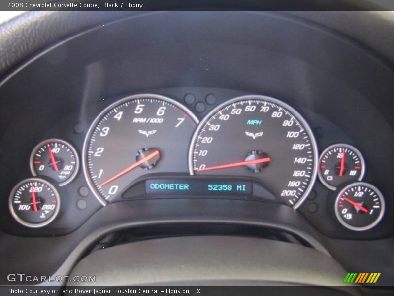  2008 Corvette Coupe Coupe Gauges
