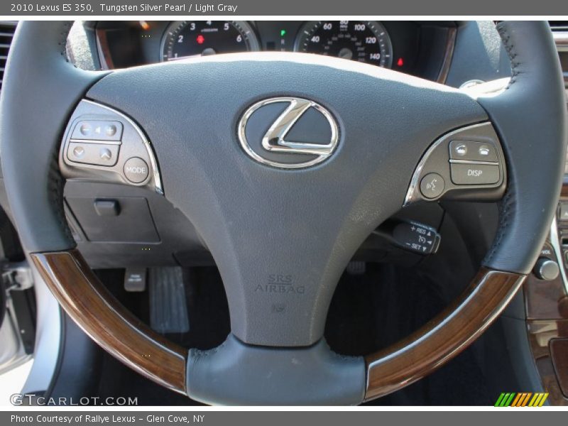 Tungsten Silver Pearl / Light Gray 2010 Lexus ES 350
