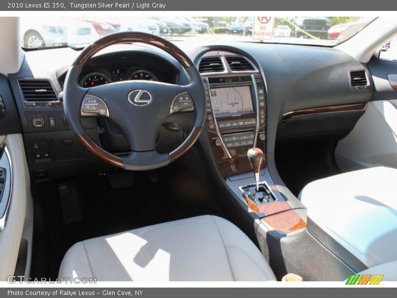 Tungsten Silver Pearl / Light Gray 2010 Lexus ES 350