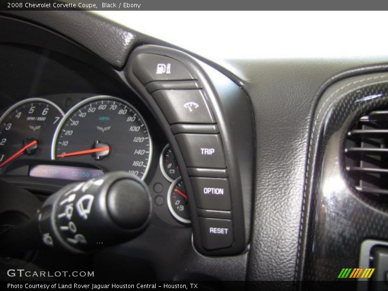 Black / Ebony 2008 Chevrolet Corvette Coupe