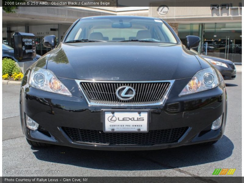 Obsidian Black / Cashmere Beige 2008 Lexus IS 250 AWD
