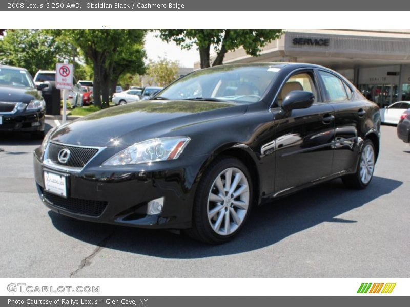 Obsidian Black / Cashmere Beige 2008 Lexus IS 250 AWD