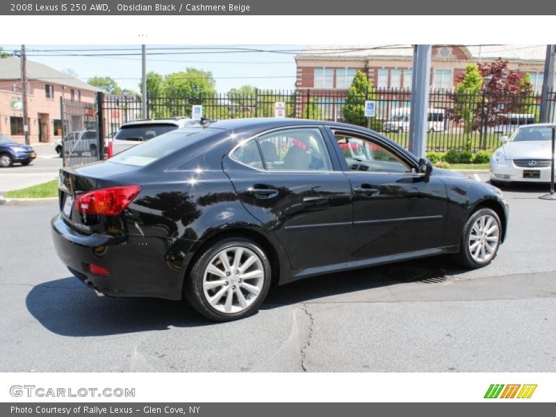 Obsidian Black / Cashmere Beige 2008 Lexus IS 250 AWD