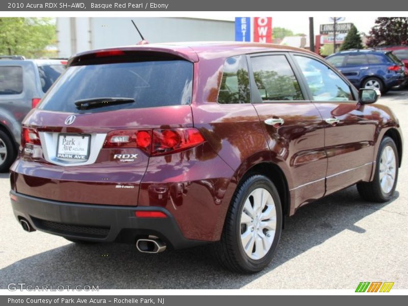 Basque Red Pearl / Ebony 2010 Acura RDX SH-AWD