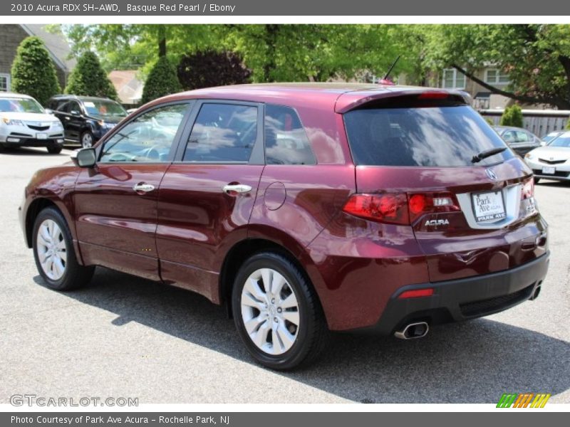 Basque Red Pearl / Ebony 2010 Acura RDX SH-AWD