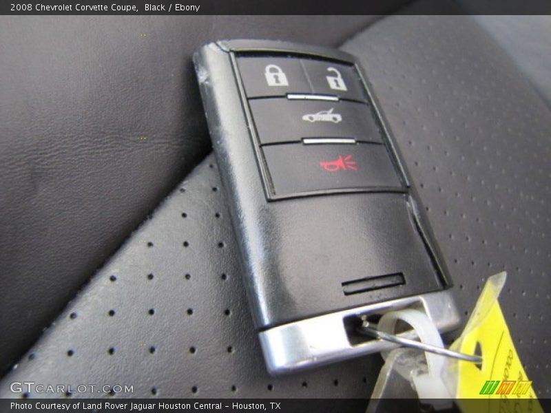 Keys of 2008 Corvette Coupe