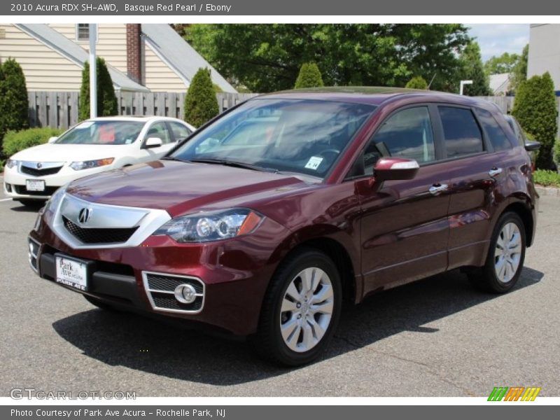 Basque Red Pearl / Ebony 2010 Acura RDX SH-AWD