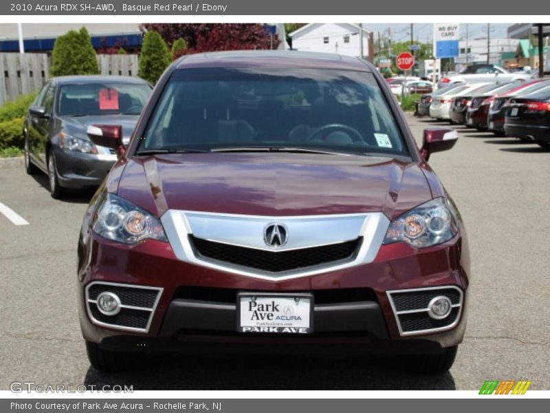 Basque Red Pearl / Ebony 2010 Acura RDX SH-AWD