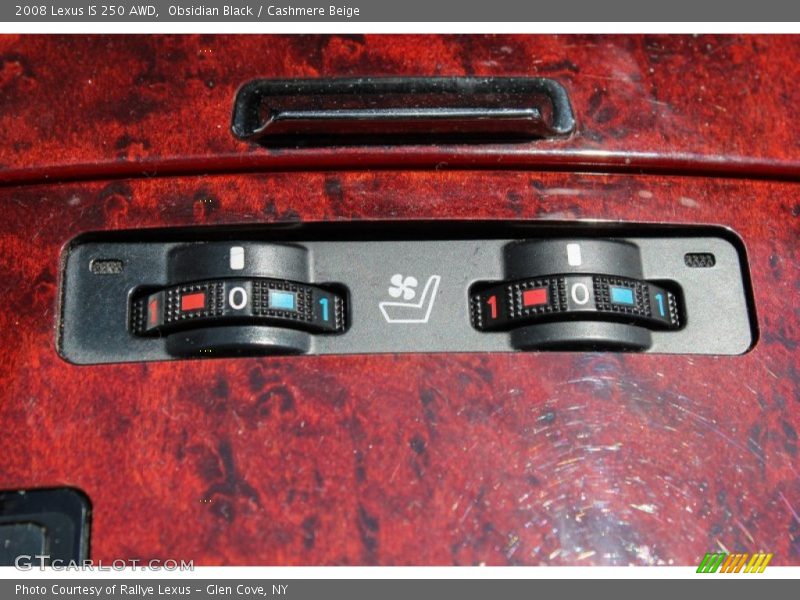 Obsidian Black / Cashmere Beige 2008 Lexus IS 250 AWD