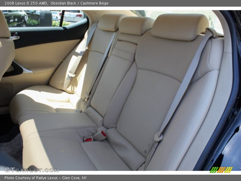 Obsidian Black / Cashmere Beige 2008 Lexus IS 250 AWD