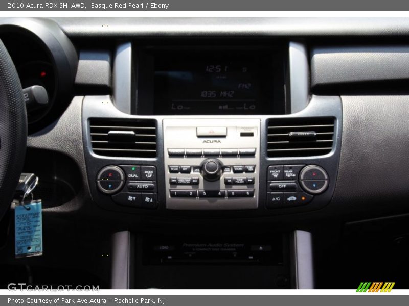 Basque Red Pearl / Ebony 2010 Acura RDX SH-AWD
