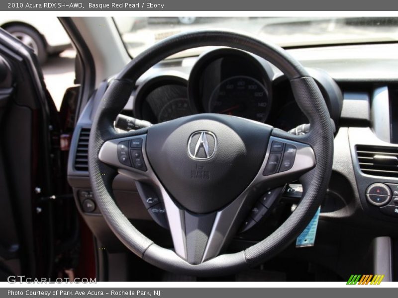 Basque Red Pearl / Ebony 2010 Acura RDX SH-AWD