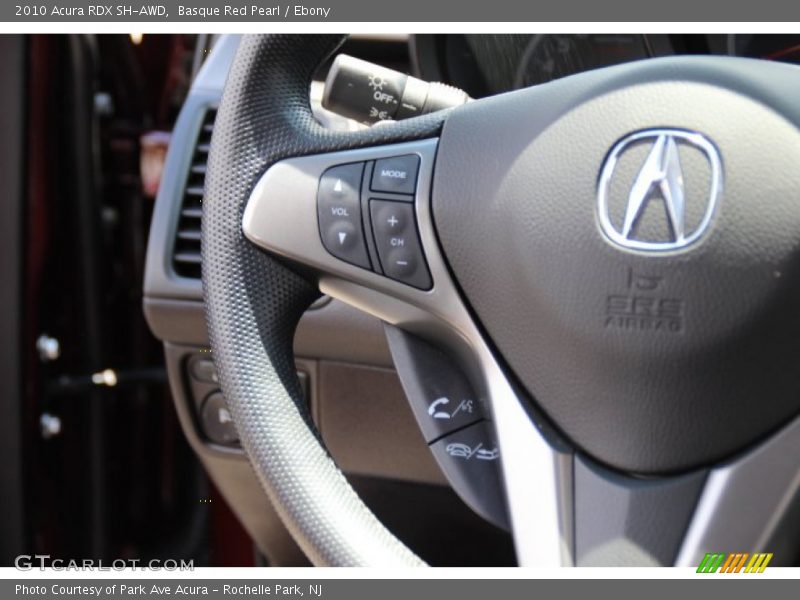 Basque Red Pearl / Ebony 2010 Acura RDX SH-AWD
