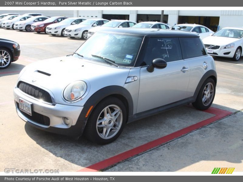 Pure Silver Metallic / Lounge Carbon Black 2007 Mini Cooper S Hardtop