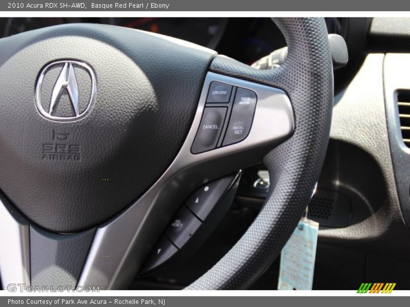 Basque Red Pearl / Ebony 2010 Acura RDX SH-AWD