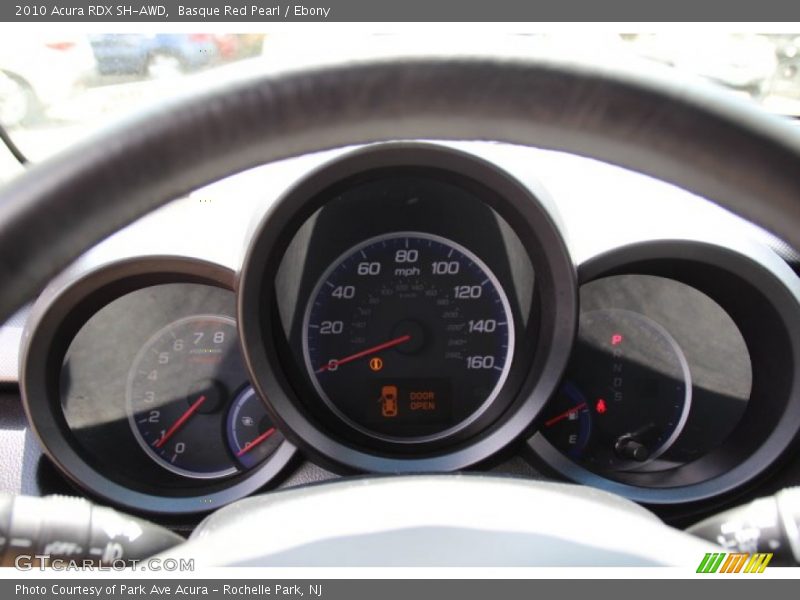 Basque Red Pearl / Ebony 2010 Acura RDX SH-AWD
