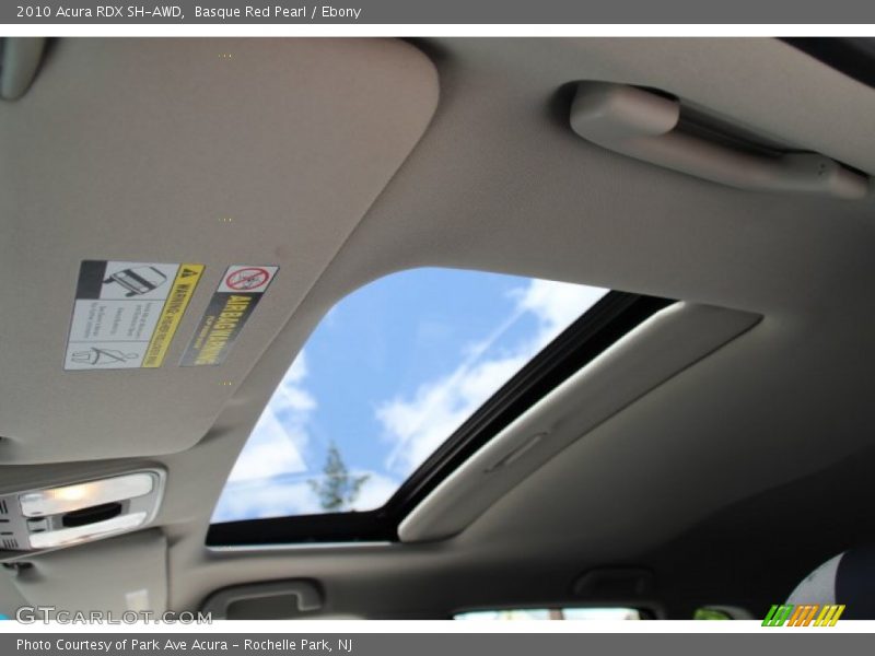 Basque Red Pearl / Ebony 2010 Acura RDX SH-AWD