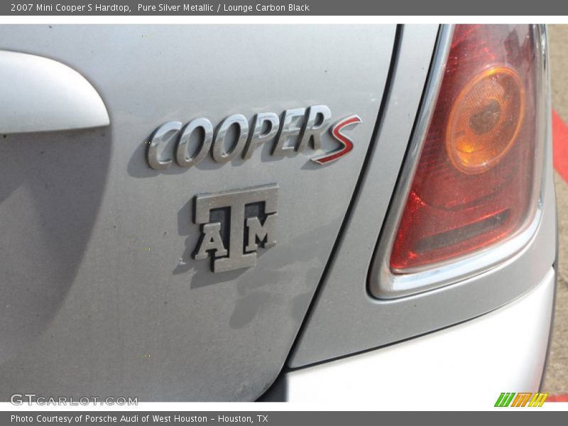 Pure Silver Metallic / Lounge Carbon Black 2007 Mini Cooper S Hardtop
