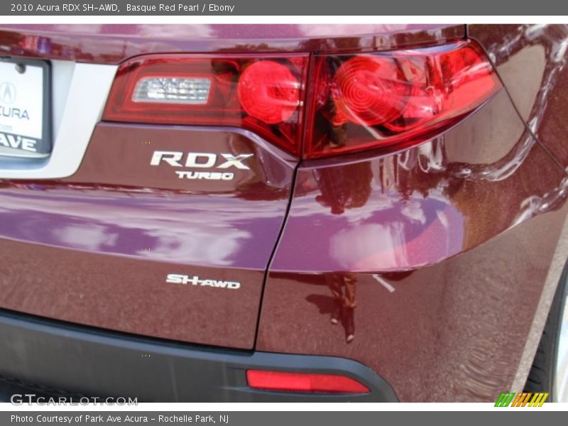 Basque Red Pearl / Ebony 2010 Acura RDX SH-AWD