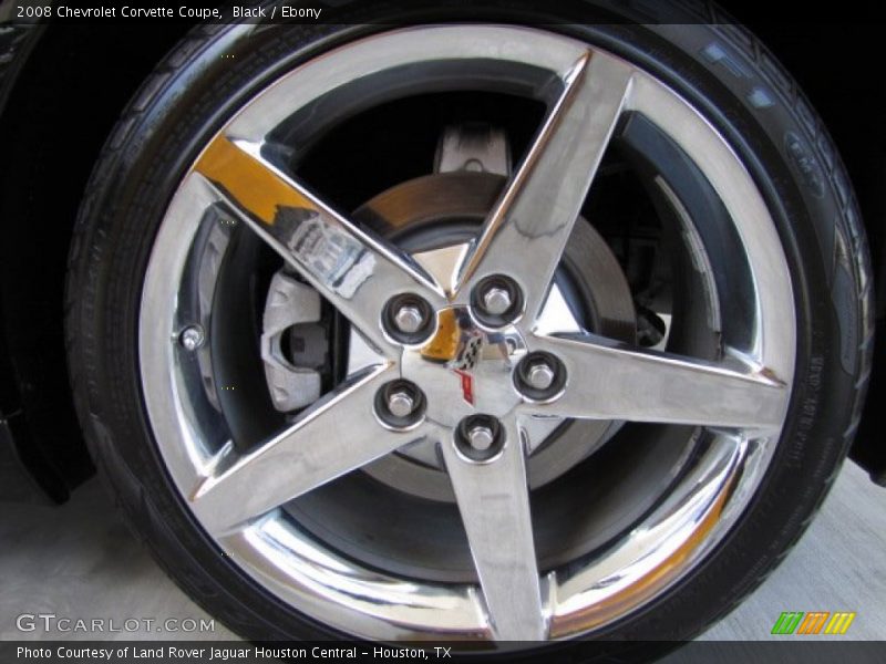 Black / Ebony 2008 Chevrolet Corvette Coupe
