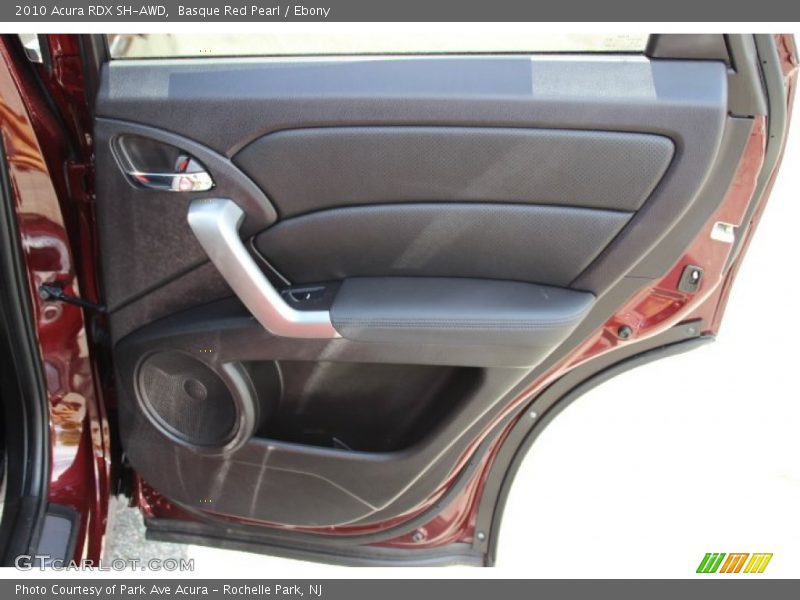 Basque Red Pearl / Ebony 2010 Acura RDX SH-AWD