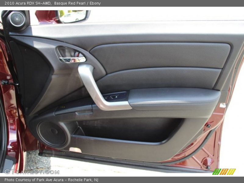 Basque Red Pearl / Ebony 2010 Acura RDX SH-AWD
