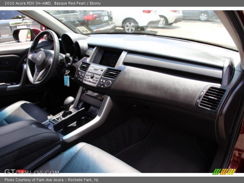 Basque Red Pearl / Ebony 2010 Acura RDX SH-AWD