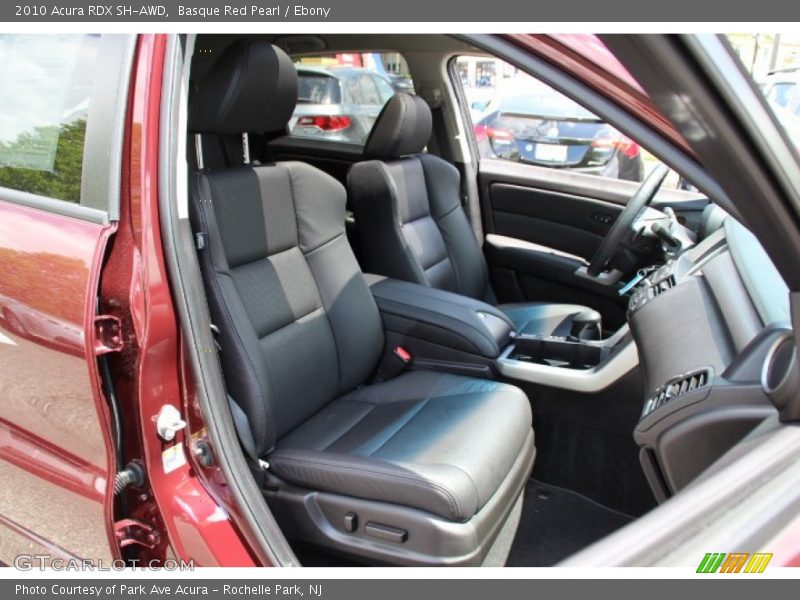 Basque Red Pearl / Ebony 2010 Acura RDX SH-AWD
