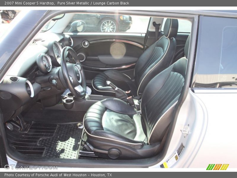 Pure Silver Metallic / Lounge Carbon Black 2007 Mini Cooper S Hardtop
