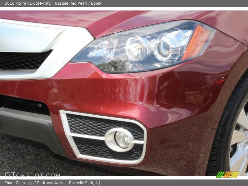 Basque Red Pearl / Ebony 2010 Acura RDX SH-AWD