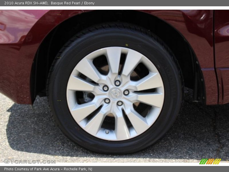 Basque Red Pearl / Ebony 2010 Acura RDX SH-AWD