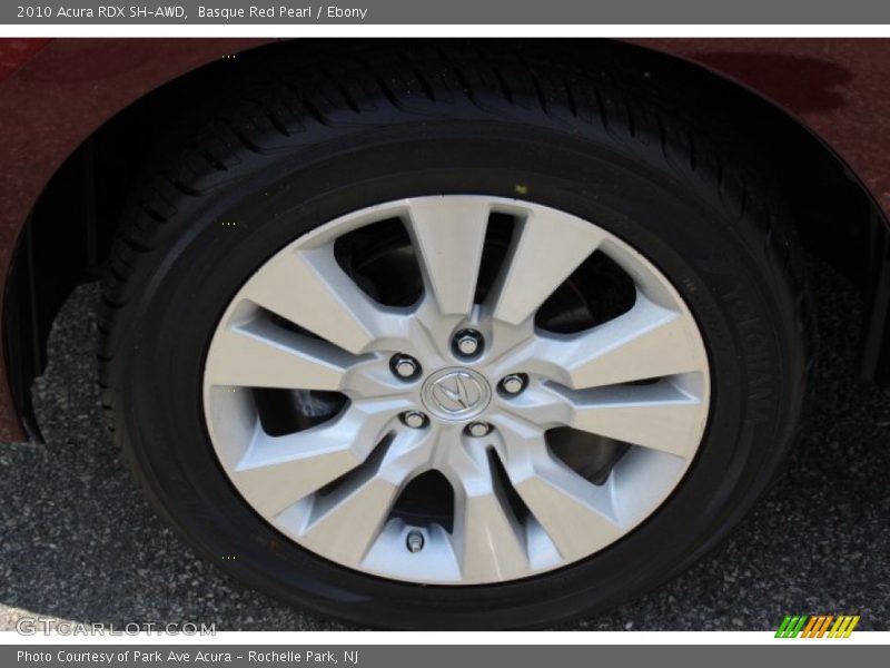 Basque Red Pearl / Ebony 2010 Acura RDX SH-AWD