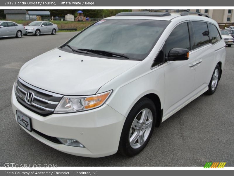 Taffeta White / Beige 2012 Honda Odyssey Touring